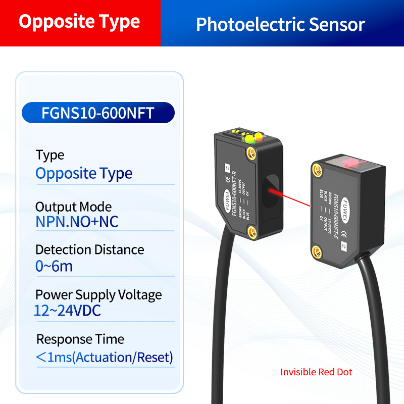 Photoelectric Sensor Alignment FGNS10-600NFT: Precise Sensing, Safe and Stable for Industry