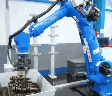 3D vision guided automated loading of crankshaft workpieces